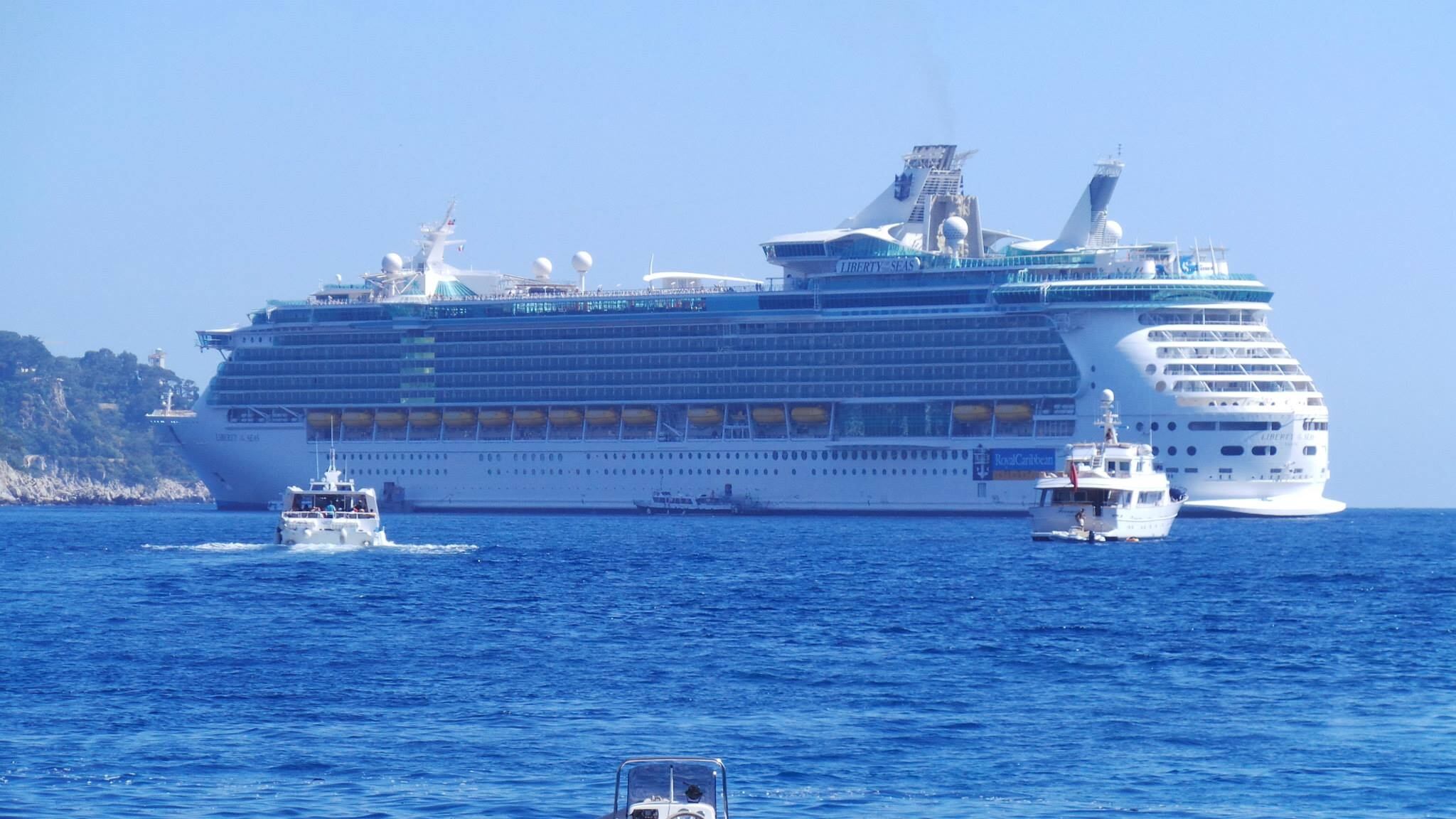 La Liberty of the Seas in rada a Villefranche sur Mer