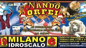 circo nando orfei locandina