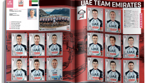 panini giro doppia pagina uae team emirates