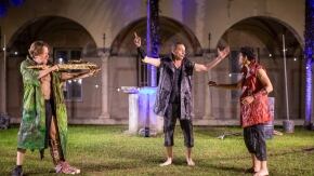 filottete da sin gianluigi fogacci corrado d elia e alessio zirulia max valle