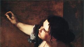 self portrait as the allegory of painting by artemisia gentileschi