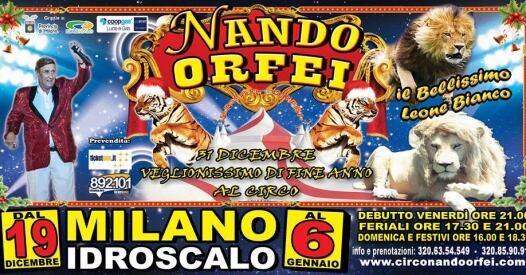 circo nando orfei locandina