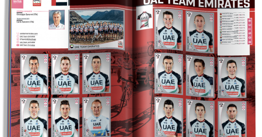 Panini Giro Doppia Pagina Uae Team Emirates panini giro doppia pagina uae team emirates