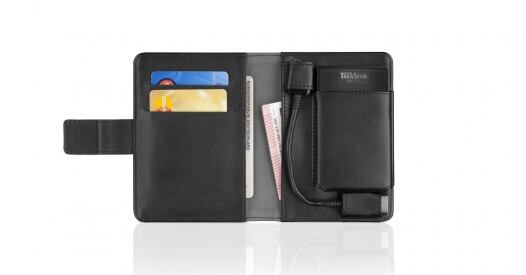 Trekstor Datastation Picco Ssd Leather Bag Frontal Open X trekstor datastation picco ssd leather bag frontal open x