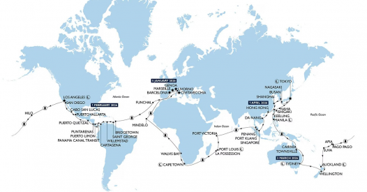 Itinerario World Cruise itinerario world cruise