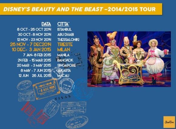 Tour The beauty and the beast