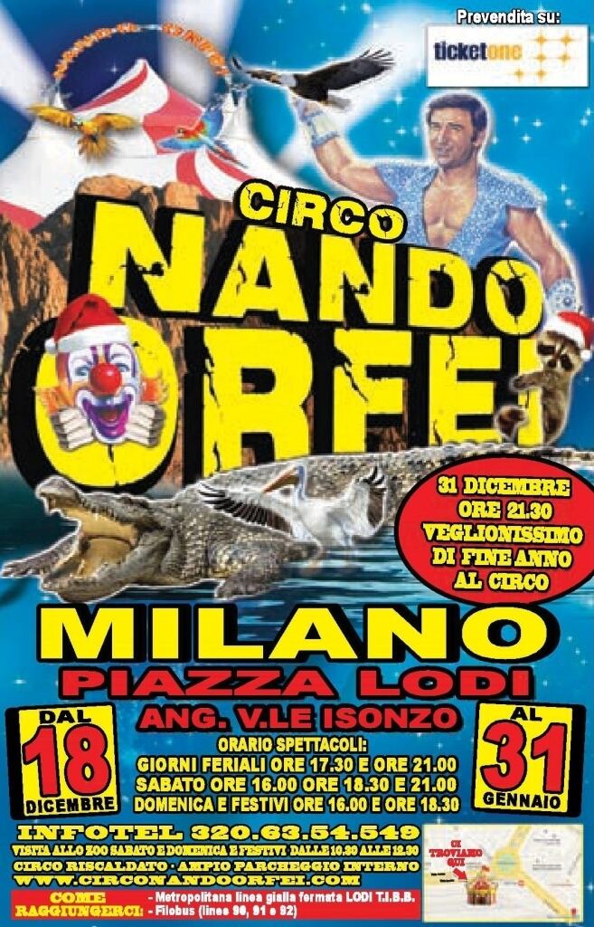 Locandina Natale X Nando Orfei