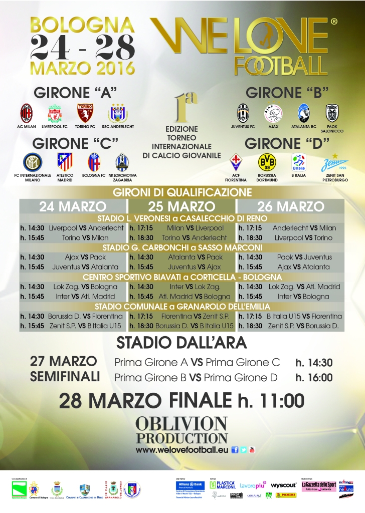 Calendario Wlf X love football