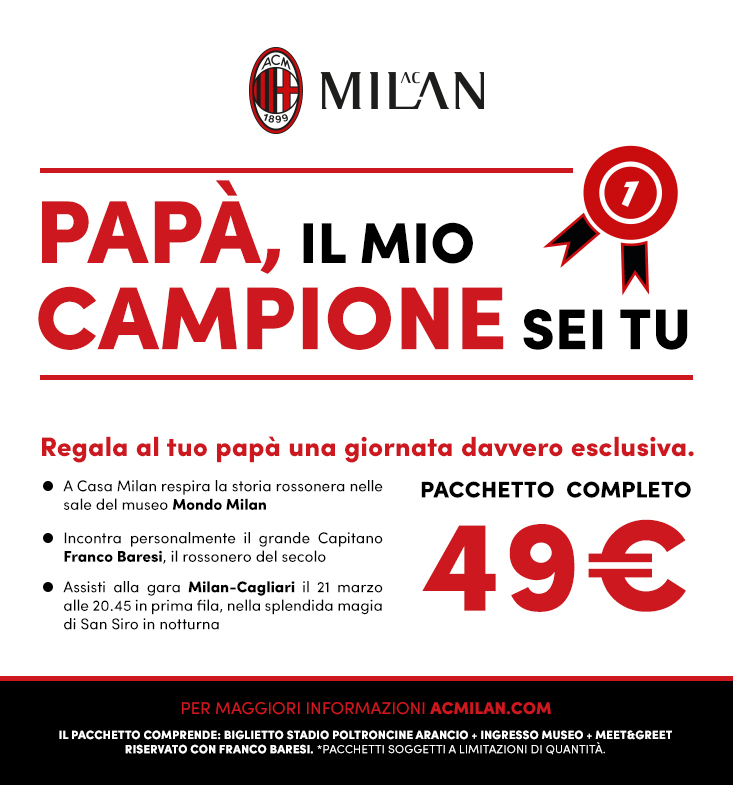 Festa del papà rossonera