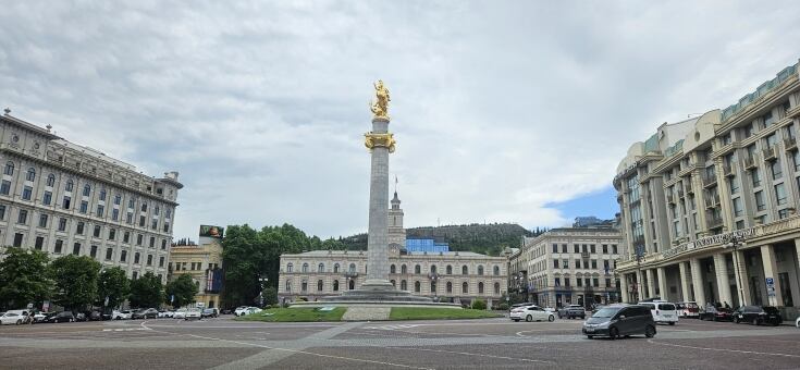 Tblisi Piazza della Libertà