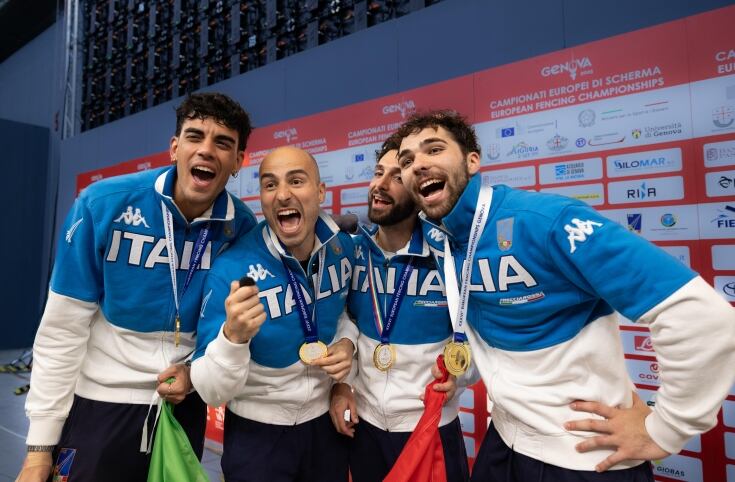 fioretto maschile campioni d europa