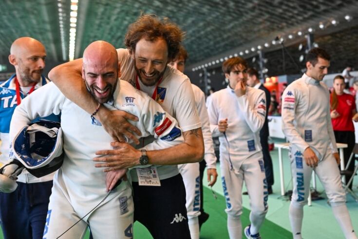 azzurri spada maschile