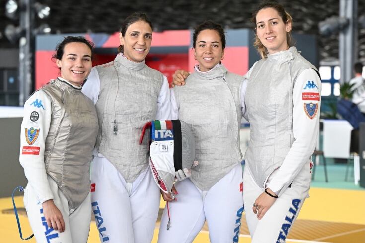 italia fioretto femminile a squadre