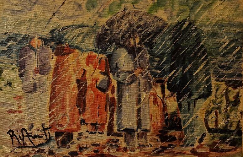 Ovettodicolombo Mostra Rita Annuti Quadro Pioggia ovettodicolombo mostra rita annuti quadro pioggia