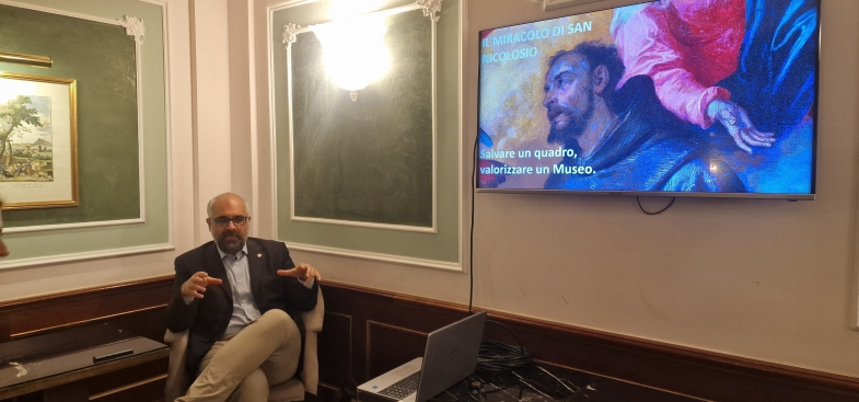 L'Ovetto di Colombo - Colazioni d'arte Hotel Bristol Palace Genova Prof. Giacomo Montanari