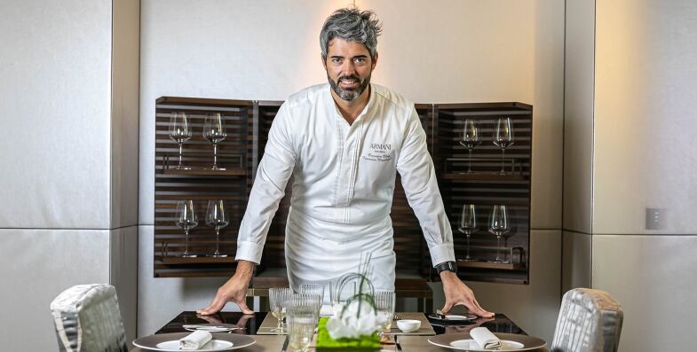 chef mascheroni armani a tavola