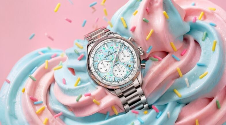Norqain Freedom Chrono Enjoy Life &ldquo;Sprinkles&rdquo; blue ambient