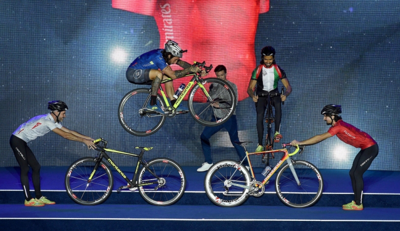 Clickbrumotti X The team's presentatiion in Dubai, United Arab Emirates, 2 February 2016. ANSA/DANIEL DAL ZENNARO