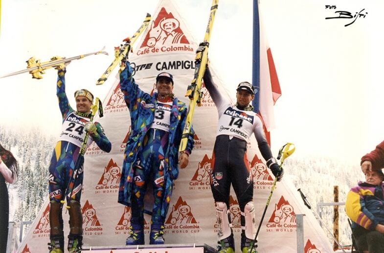 Alberto Tomba Podio Slalom alberto tomba podio slalom