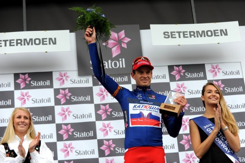 Arctic Race Of Norway 2015 - 14/08/2015 - Stage 2 - Evenskjer - Setermoen - Alexaner Kristoff (Team Katusha), leader of the general classification