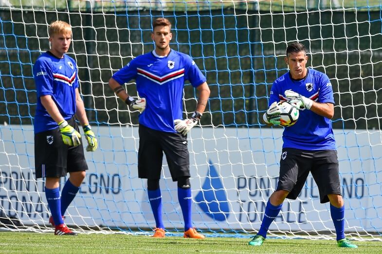 sampdoria c primi giorni di allenamento a pontedilegno tonale