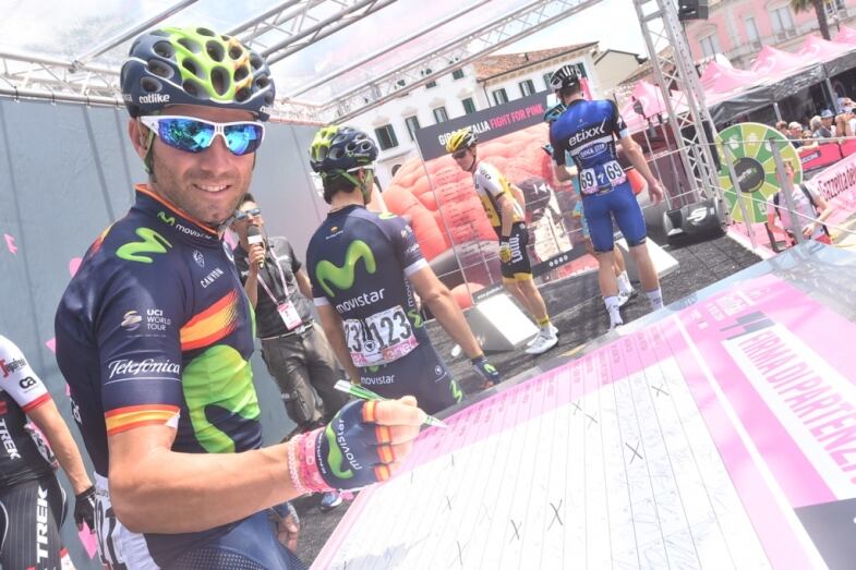 Firma Valverde X Tappa 13 Giro 2016