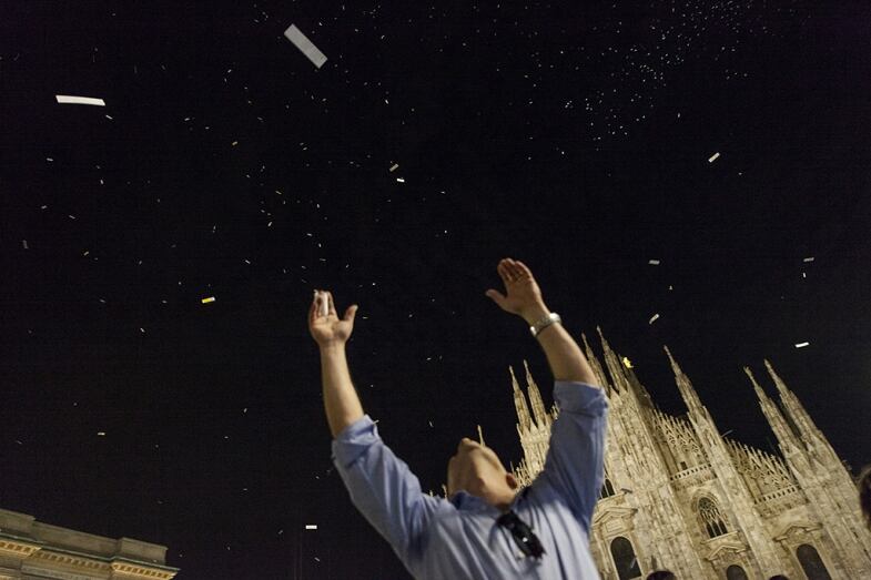 Pioggia Poesie X Piazza del Duomo