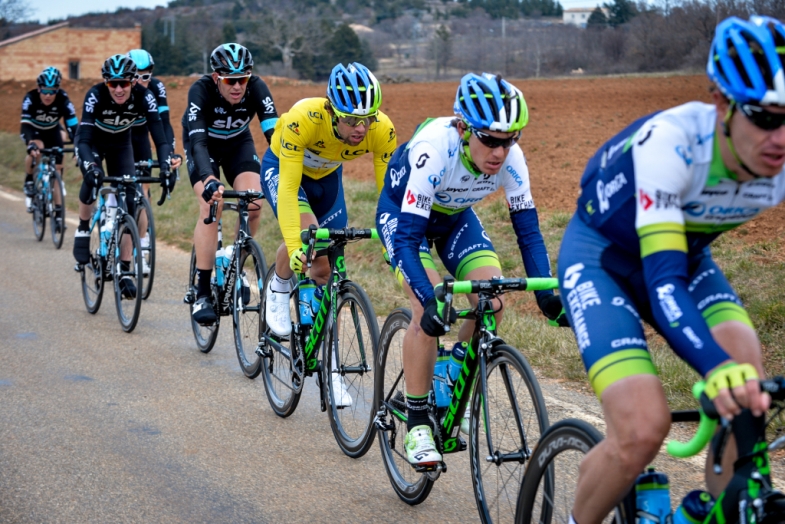 Paris-Nice 2016 - 11/03/2016 - Etape 5 - Saint-Paul-Trois-Chateaux - Salon-de-Provence (198 Km) - Le Maillot Jaune; MATTHEWS Michael; Orica GreenEDGE