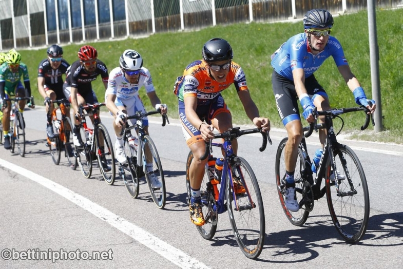 Bettiniphoto Px X Giro del Trentino Melinda 2016 - 40a Edizione - 2a tappa Arco - Anras 220,3 km - 20/04/2016 - Giacomo Berlato (Nippo - Vini Fantini) - foto Luca Bettini/BettiniPhoto©2016