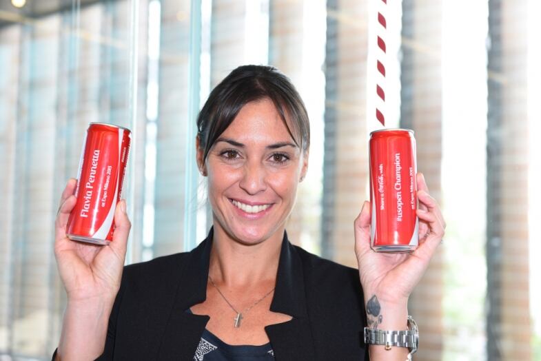 Flavia Pennetta Padiglione Coca Cola X Flavia Pennetta