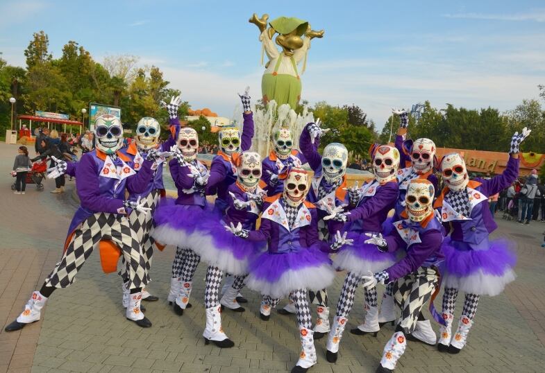 gardaland magic halloween teschi