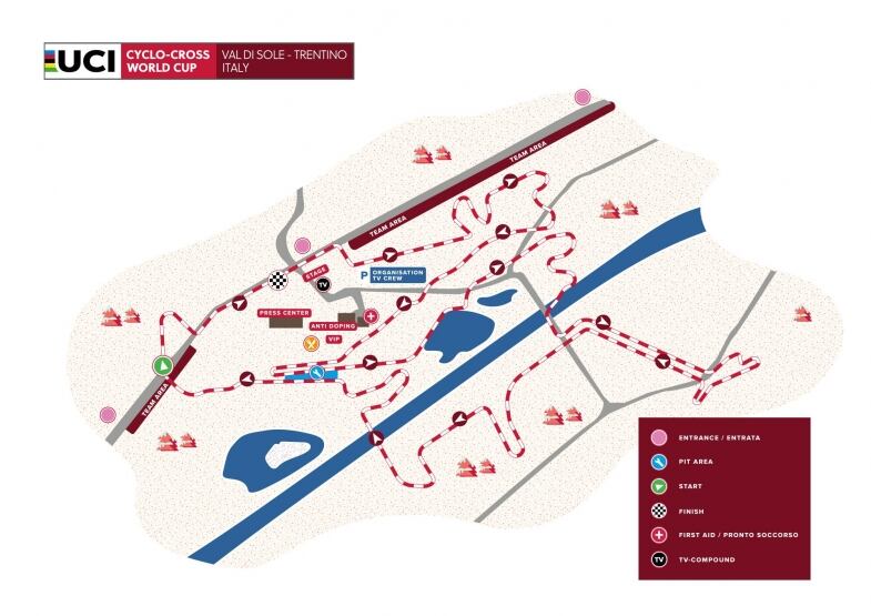 Coppa Del Mondo Di Ciclocross Val Di Sole Route Map coppa del mondo di ciclocross val di sole route map