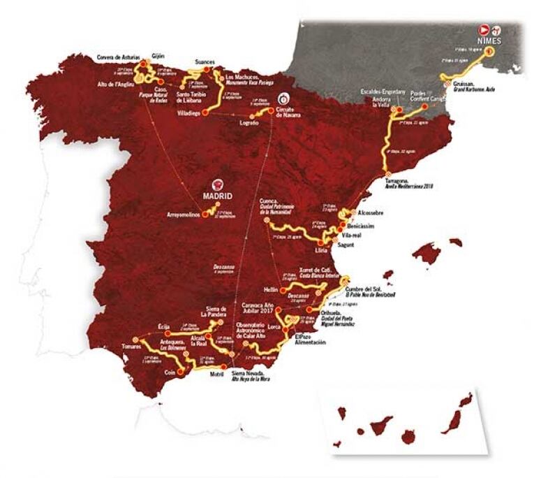map route vuelta