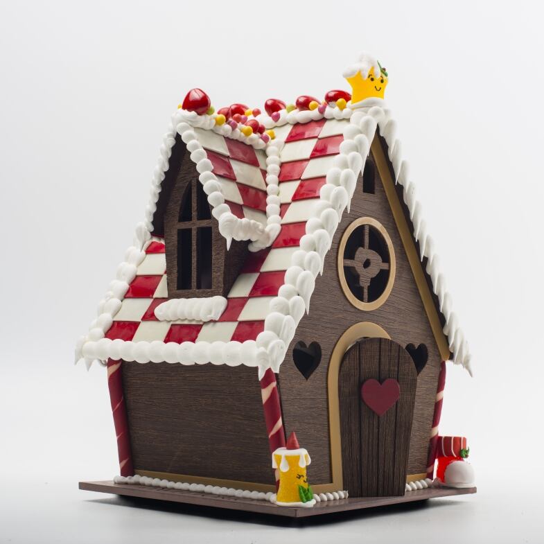 Panettone Decorato Casetta Hansel E Gretel panettone decorato casetta hansel e gretel