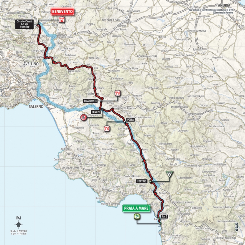 T Benevento Plan X Tappa 5 del Giro d'Italia 2016