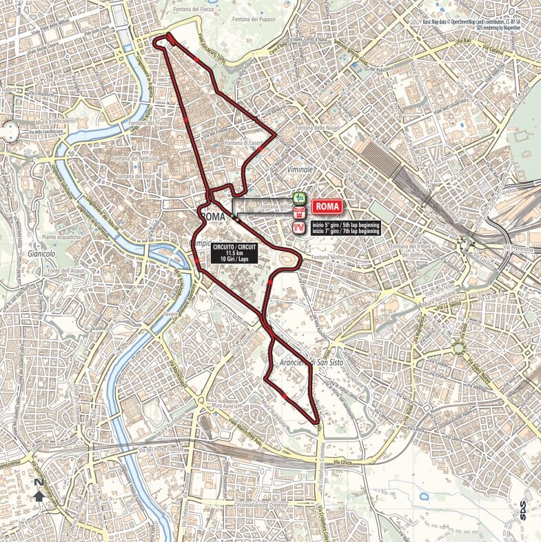 Roma Finale Giro D Italia Plan roma finale giro d italia plan