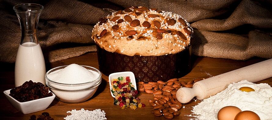 Materie prime del panettone artigianale siciliano Di Stefano