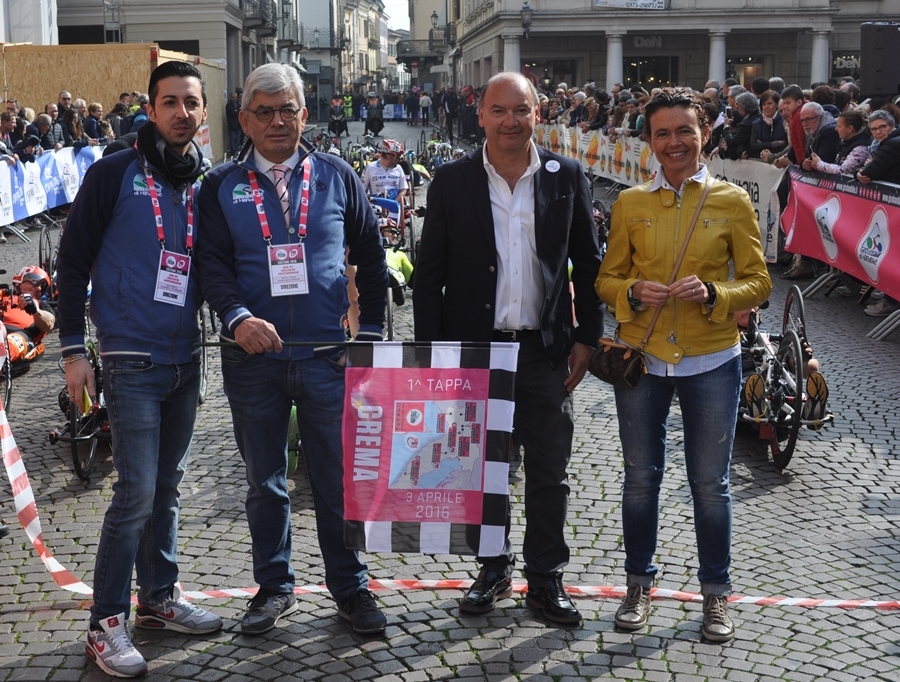 Pennella Ferrari Della Frera Bonaldi Giro d’Italia di Handbike