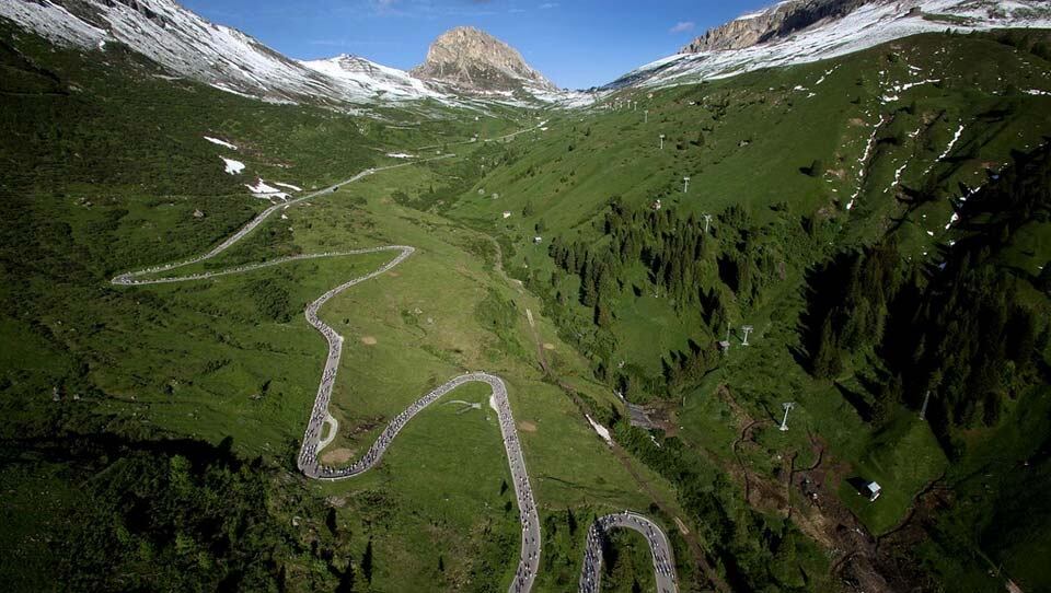 Passo Pordoi Maratona Dles Dolomites X Tappa 14 Giro 2016