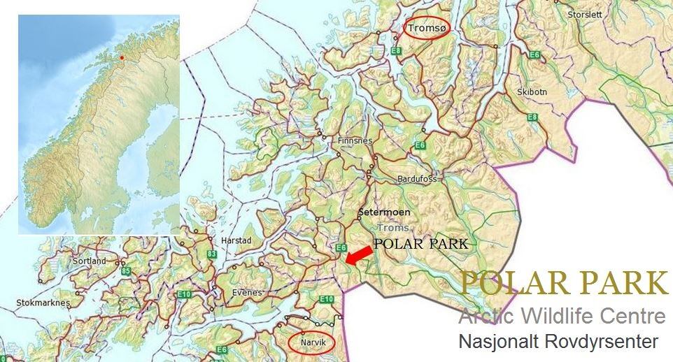 Polar Park Cartina Polar Park