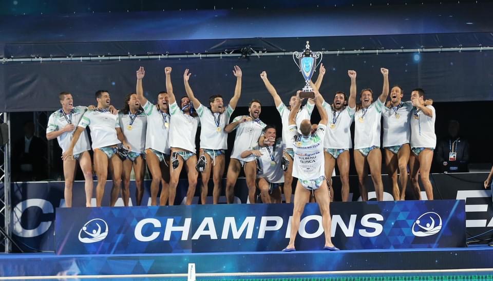 pro recco premiazione champions league