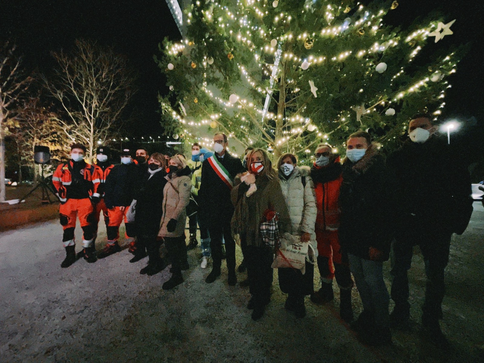 radura della memoria albero di natale