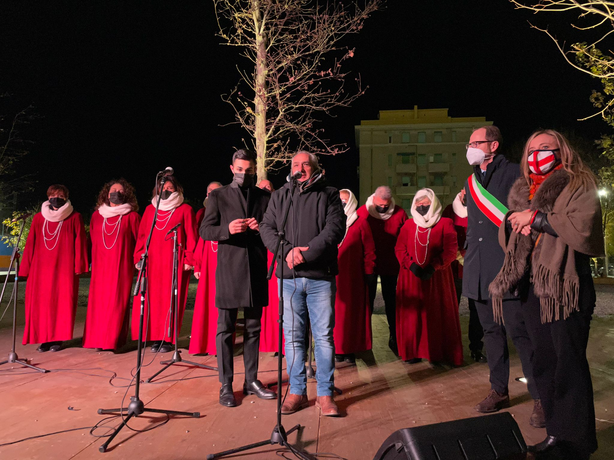 radura della memoria albero di natale